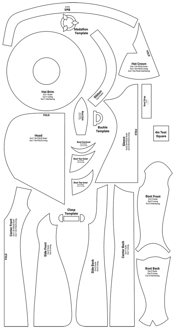 Little Witch Academia Cosplay Pattern - Image 4