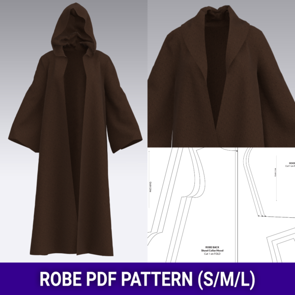 Space Wizard Robe Pattern | Jedi Cosplay