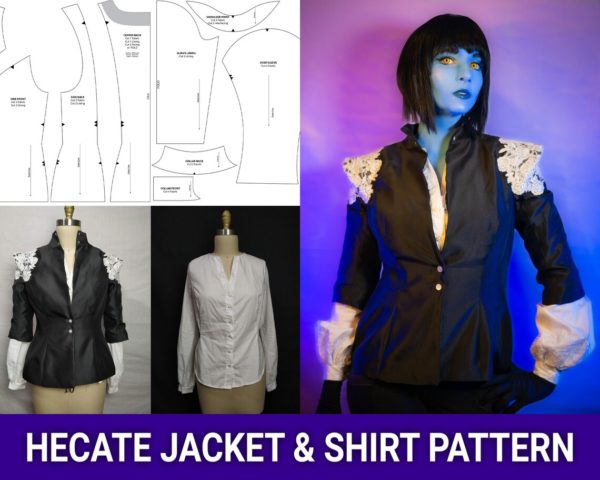 Jacket & Shirt Cosplay Pattern for Hecate | Lore Olympus