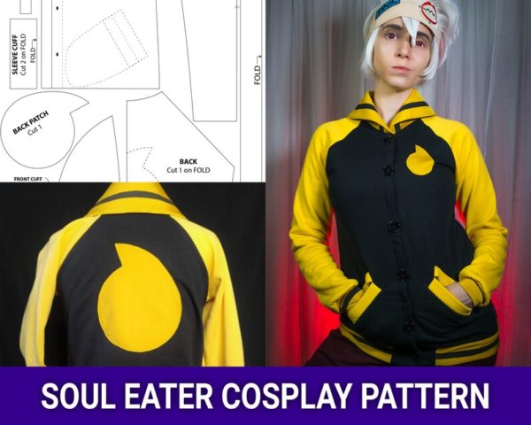 Sweatshirt Pattern | Soul Eater Cosplay